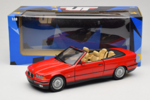 BMW 3 Series E36 Cabriolet Vermelho UT Models 1:18 BMW005 Metal - imagem 8 de 8