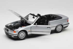 BMW 3 Series E36 Cabriolet Prata UT Models 1:18 BMW008 Metal - imagem 2 de 8
