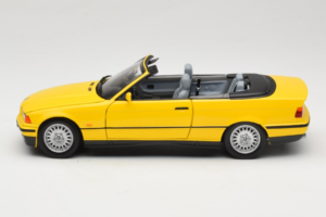 BMW 3 Series E36 Cabriolet Amarelo UT Models 1:18 BMW007 Metal - imagem 4 de 8