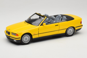 BMW 3 Series E36 Cabriolet Amarelo UT Models 1:18 BMW007 Metal