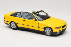 BMW 3 Series E36 Cabriolet Amarelo UT Models 1:18 BMW007 Metal - imagem 6 de 8