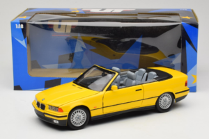 BMW 3 Series E36 Cabriolet Amarelo UT Models 1:18 BMW007 Metal - imagem 8 de 8
