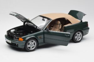 BMW 3 E46 Cabriolet Verde Kyosho 1:18 80430009757 Metal - imagem 2 de 8