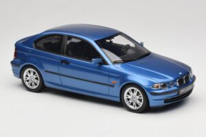 BMW 318ti E46 Compact Estoril Blue Otto 1:18 OT462 Resina - imagem 4 de 6