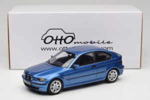 BMW 318ti E46 Compact Estoril Blue Otto 1:18 OT462 Resina - imagem 6 de 6