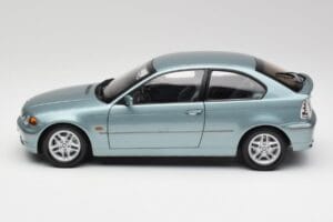 BMW 325Ti E46 Compact Azul Claro Metálico Kyosho 1:18 80430024439 Metal - imagem 4 de 8