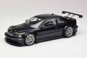BMW M3 GTR E46 Plain Body Jet Preto AUTOart 1:18 80447 Metal