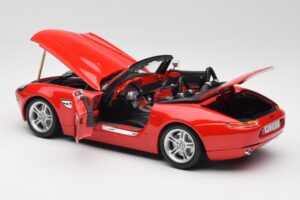 BMW Z8 E52 Roadster Vermelho Vivo Bburago 1:18 12032 Metal - imagem 5 de 8