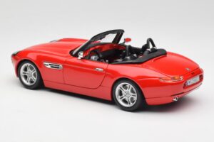 BMW Z8 E52 Roadster Vermelho Vivo Bburago 1:18 12032 Metal - imagem 7 de 8