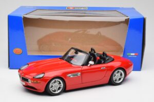 BMW Z8 E52 Roadster Vermelho Vivo Bburago 1:18 12032 Metal - imagem 8 de 8