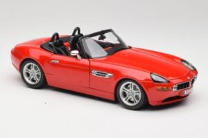 BMW Z8 E52 Vermelho Bburago 1:18 Z8001 Metal - imagem 6 de 8