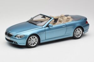 BMW 6 E64 Cabriolet Azul Claro Kyosho 1:18 80430153440 Metal