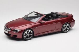 BMW M6 E64 Cabriolet Vermelho Kyosho 1:18 80430417423 Metal