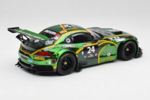 BMW Z4 E89 GT3 #24 Saudi Falcons K. Al Faisal / A. Binladen Dubai 24 Hours 2013 Minichamps 1:18 151132324 Metal - imagem 2 de 6