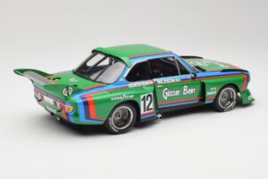 BMW 3.5 CSL E9 Gruppe 5 #12 H. Quester / G. Nilsson Zeltweg Winner 1976 Minichamps 1:18 180762012 Metal - imagem 3 de 8