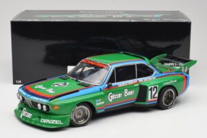 BMW 3.5 CSL E9 Gruppe 5 #12 H. Quester / G. Nilsson Zeltweg Winner 1976 Minichamps 1:18 180762012 Metal - imagem 8 de 8