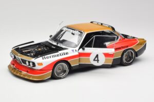 BMW 3.5 CSL E9 Gruppe 5 #4 J. Fitzpatrick / T. Walkinshaw Silverstone Winner 1976 Minichamps 1:18 180762004 Metal - imagem 2 de 8