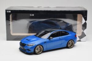 BMW M2 F87 CS Misano Azul & Rodas Douradas Minichamps 1:18 155021027 Metal - imagem 6 de 6