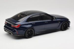 BMW M3 G80 Portimao Blue Minichamps 1:18 155020201 Metal - imagem 2 de 6