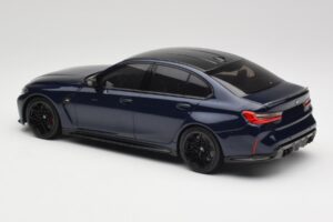 BMW M3 G80 Portimao Blue Minichamps 1:18 155020201 Metal - imagem 5 de 6