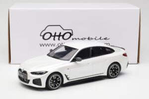 BMW i4 M50 G26 Mineral Branco Metálico Otto 1:18 OT1074 Resina - imagem 6 de 6