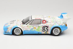 BMW M1 #83 D. Quester / D. Pironi / M. Mignot 24 Hours of Le Mans 1980 Minichamps 1:18 80430137893 Metal - imagem 4 de 8