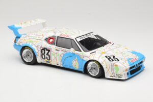 BMW M1 #83 D. Quester / D. Pironi / M. Mignot 24 Hours of Le Mans 1980 Minichamps 1:18 80430137893 Metal - imagem 6 de 8