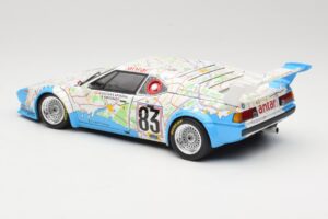 BMW M1 #83 D. Quester / D. Pironi / M. Mignot 24 Hours of Le Mans 1980 Minichamps 1:18 80430137893 Metal - imagem 7 de 8