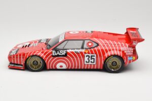 BMW M1 BASF GS Sport #35 H-J. Stuck / H. Heyer 6 Hours of Silverstone 1981 Minichamps 1:18 155812935 Metal - imagem 3 de 6