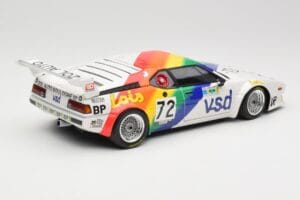 BMW M1 #72 BMW France Zol Auto B. Rousselot / J. Servanin 24 Hours of Le Mans 1981 Minichamps 1:18 180812972 Metal - imagem 3 de 8