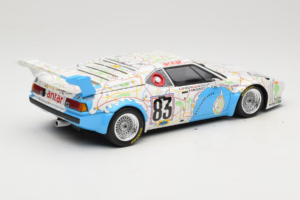 BMW M1 Carte de France #83 D. Pironi / D. Quester 24 Hours of Le Mans 1980 Minichamps 1:18 180802983 Metal - imagem 3 de 8