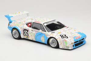 BMW M1 Carte de France #83 D. Pironi / D. Quester 24 Hours of Le Mans 1980 Minichamps 1:18 180802983 Metal - imagem 6 de 8