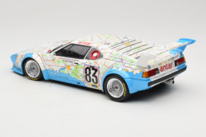 BMW M1 Carte de France #83 D. Pironi / D. Quester 24 Hours of Le Mans 1980 Minichamps 1:18 180802983 Metal - imagem 7 de 8