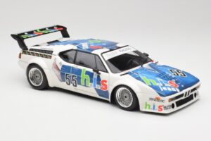 BMW M1 Cassani Racing Team #55 M. Winkelhock Procar Series 1979 Minichamps 1:18 180802955 Metal - imagem 6 de 8