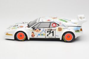 BMW M1 #83 Danner Bayern C. Danner / L. Oberndorfer 24 Hours of Le Mans 1981 Minichamps 1:18 80430306592 Metal - imagem 4 de 8