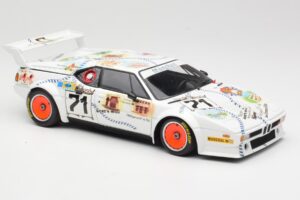 BMW M1 #83 Danner Bayern C. Danner / L. Oberndorfer 24 Hours of Le Mans 1981 Minichamps 1:18 80430306592 Metal - imagem 6 de 8