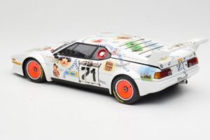 BMW M1 #83 Danner Bayern C. Danner / L. Oberndorfer 24 Hours of Le Mans 1981 Minichamps 1:18 80430306592 Metal - imagem 7 de 8
