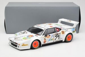 BMW M1 #83 Danner Bayern C. Danner / L. Oberndorfer 24 Hours of Le Mans 1981 Minichamps 1:18 80430306592 Metal - imagem 8 de 8