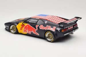 BMW M1 Group B Team Red Bull #7 D. Quester / A. Riccitelli Class Winners HSR Daytona Classic 2017 Minichamps 1:18 155172907 M - imagem 5 de 6