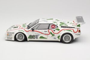 BMW M1 Procar #201 BMW Motorsport H. Stuck / N. Piquet 1000km Nürburgring 1980 Minichamps 1:18 180802901 Metal - imagem 4 de 8