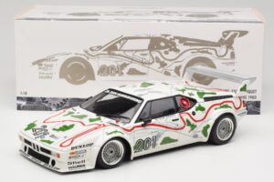 BMW M1 Procar #201 BMW Motorsport H. Stuck / N. Piquet 1000km Nürburgring 1980 Minichamps 1:18 180802901 Metal - imagem 8 de 8