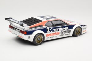 BMW M1 Schnitzer #2 H-J. Stuck Winner Deutsche Automobil Rennsport Trophy Zolder 1982 Minichamps 1:18 155822902 Metal - imagem 2 de 6