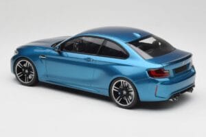 BMW M2 F87 Blue Metallic Minichamps 1:18 155026101 Metal - imagem 5 de 6