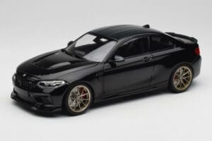 BMW M2 CS F87 Preto Metálico Com Jantes Douradas Minichamps 1:18 155021021 Metal