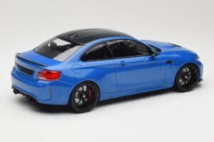 BMW M2 CS F87 Azul Metálico Com Jantes Pretas Minichamps 1:18 155021022 Metal - imagem 2 de 6