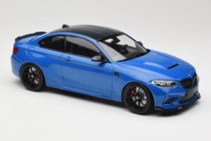 BMW M2 CS F87 Azul Metálico Com Jantes Pretas Minichamps 1:18 155021022 Metal - imagem 3 de 6