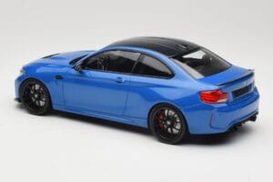 BMW M2 CS F87 Azul Metálico Com Jantes Pretas Minichamps 1:18 155021022 Metal - imagem 4 de 6