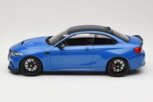 BMW M2 CS F87 Azul Metálico Com Jantes Pretas Minichamps 1:18 155021022 Metal - imagem 5 de 6