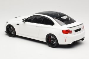 BMW M2 CS F87 Branco com jantes pretas Minichamps 1:18 155021025 Metal - imagem 5 de 6