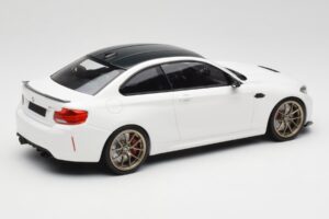 BMW M2 F87 CS Alpine White Jantes Douradas Minichamps 1:18 155021020 Metal - imagem 2 de 6